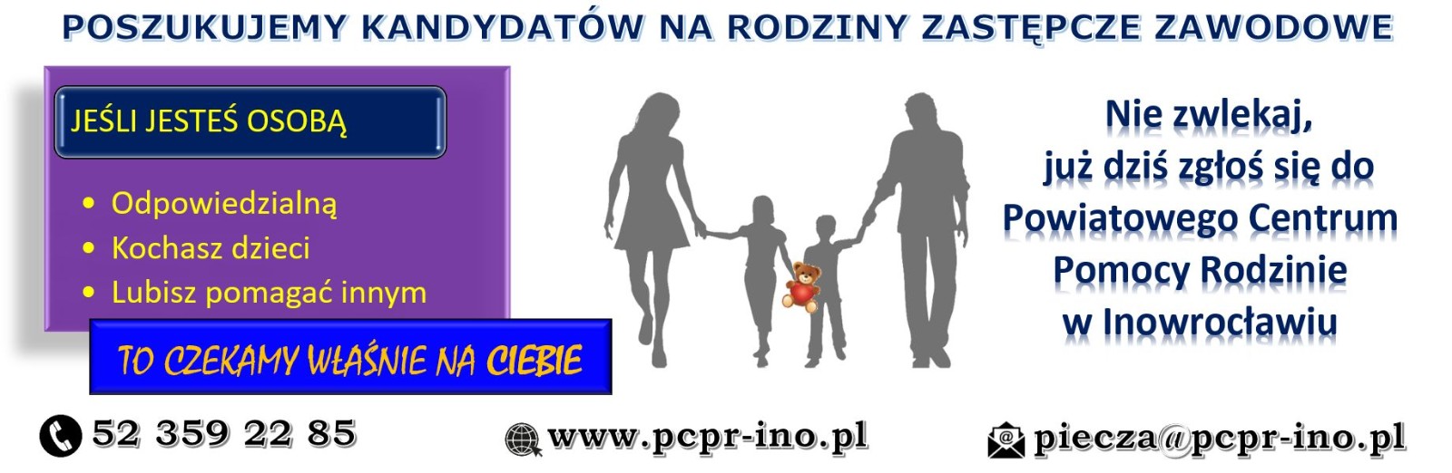 Zostań rodziną zastępczą